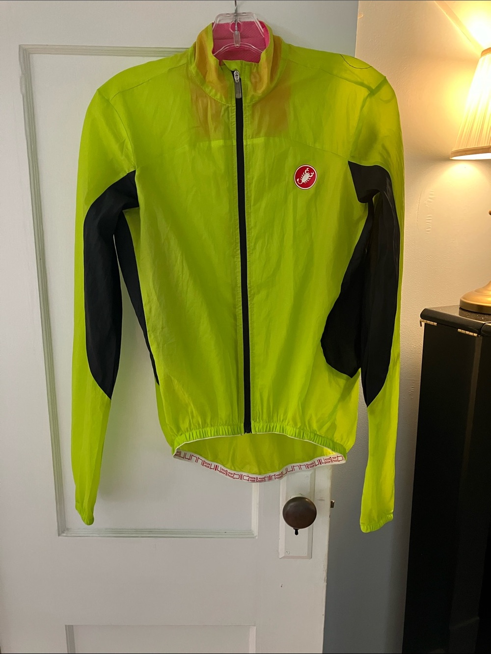 Castelli Women's High-Visibility Neon Yellow Cycling Jacket